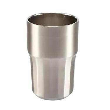 Imagem de COPO Inox Quente Frio Lindo Estioso Anti Derrapante 384ML(Prata 384ml)