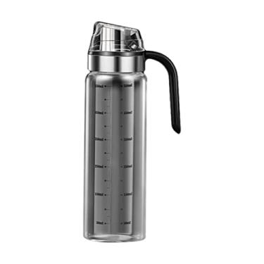 Imagem de Garrafa Dispensadora de Óleo Oliva Auto Flip Recarregável Container Condimento à Prova Vazamento com Abertura Ampla para Recarga Fácil Cozinha Churras