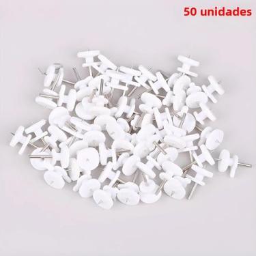Imagem de Ganchos Invisíveis Para Pendurar Quadros 50pcs Para Paredes De Madeira