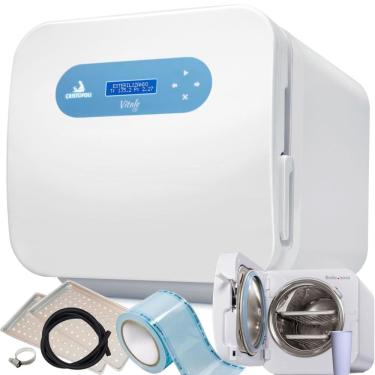 Imagem de Autoclave Cristófoli Vitale Class CD 12L + Embalagem Tubular