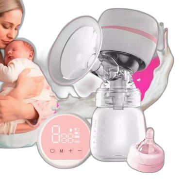 Imagem de Tira Leite Elétrico Digital Bomba Materno Usb 180Ml