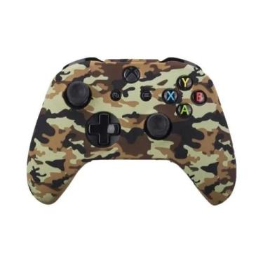 Imagem de Capa Protetora De Silicone Camuflada Com Grips Para Controle Xbox One 
