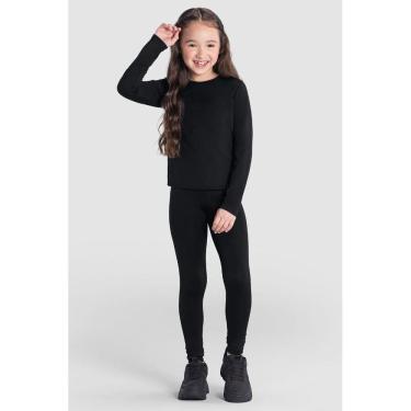 Imagem de Calça legging infantil unissex térmica leve Brandili