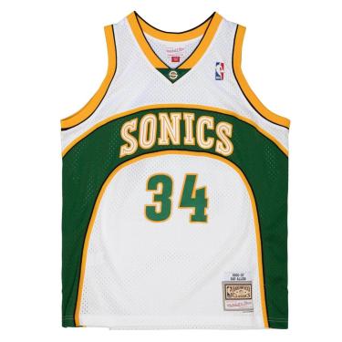 Imagem de Regata Mitchell & Ness Swingman Ray Allen Seattle Supersonics 2006-07 Jersey Masculino-...