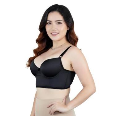 Imagem de Sutiã Estilo Cropped Com Barbatanas Não Enrola - Fanáticos Por Cintas,