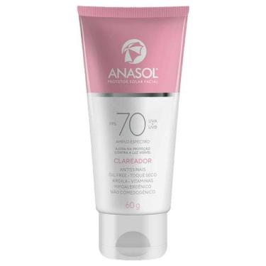 Imagem de Protetor Solar Facial Clareador Dahuer FPS70 60g - Anasol, Sem cor, 60