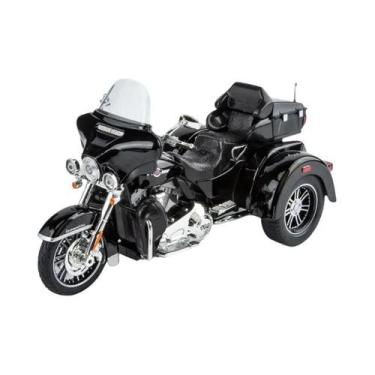 Imagem de Triciclo Motorizado De Brinquedo Para Meninos, Escala 1/9, Em Liga Met