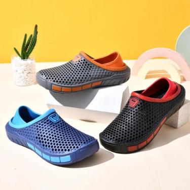 Imagem de Clogs Casuais Masculinos Leves E Respiráveis Em Várias Cores, Tênis De