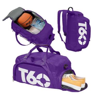 Imagem de Mala De Viagem Esportiva Estilosa T60 na Cor Roxa