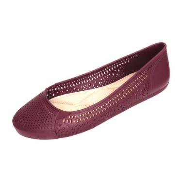 Imagem de Sandália Feminina Sapatilha Adulto CONFORT 50016, Marsala, 38