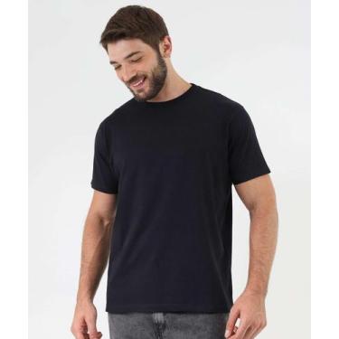 Imagem de Camiseta Masculina Básica Manga Curta Marisa Preto-47112 - MR, Preto, 