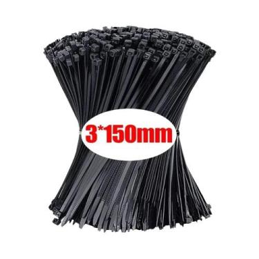 Imagem de Abraçadeiras De Nylon Reutilizáveis 100-1000 Peças, Auto-Lock Com Para