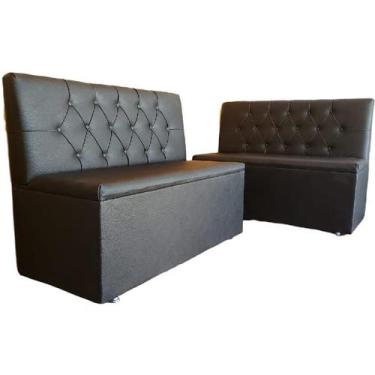 Imagem de POLTRONA SOFA BOOTH 1,10cm, Barbearia - O REI DAS POLTRONAS