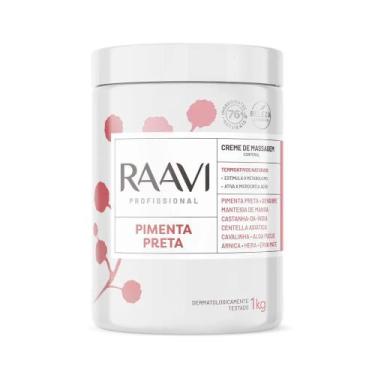 Imagem de Creme De Massagem Raavi Pimenta Preta 1kg