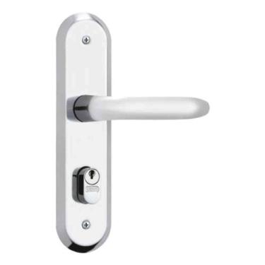 Imagem de Fechadura Externa 1801-11 com Chave para Porta Residencial Espelho Inox Inox