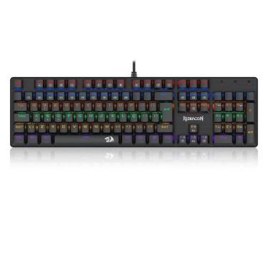 Imagem de Teclado gamer mecânico Valheim, ABNT2 Switch Marrom, K608-R (PT-BROWN)