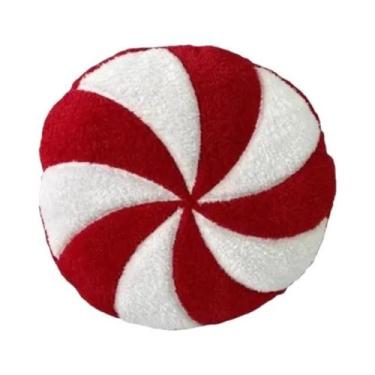 Imagem de Almofada Decorativa De Sofá Em Forma De Bastão De Doces De Natal Para 