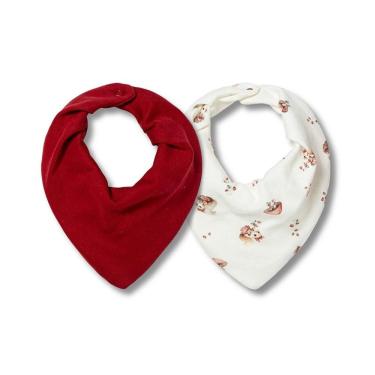 Imagem de Kit Com 2 Babadores Hug Bandana Picnic Da Olívia Vermelho