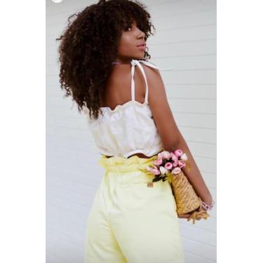 Imagem de Shorts Clochard Amarelo - Rgs Moda & Complemento, 36