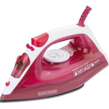 Imagem de Ferro de Passar 1200W Black Decker Antiaderente Luxx Pink 220V - BLACK