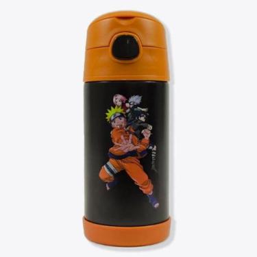 Imagem de Garrafa Infantil Canudo 400Ml Naruto ZC 10072052 - Zona Criativa