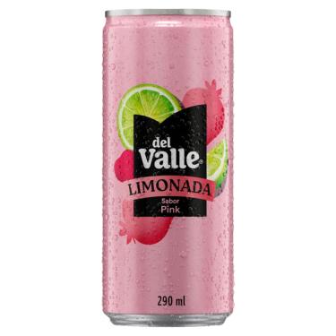 Imagem de Refresco Limonada Pink Del Valle 290ml Lata Sem Glúten