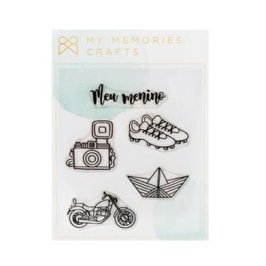 Imagem de Carimbo de Silicone MMC - My Boys - My Memories Crafts