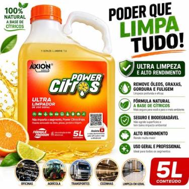 Imagem de Power Citros Ultra Limpador Desengraxante Desengordurante 5l