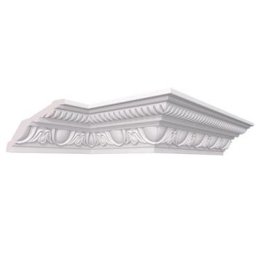 Imagem de Roda Teto Marie Perfil de Poliestireno Branco Homestar 6 m - Branco