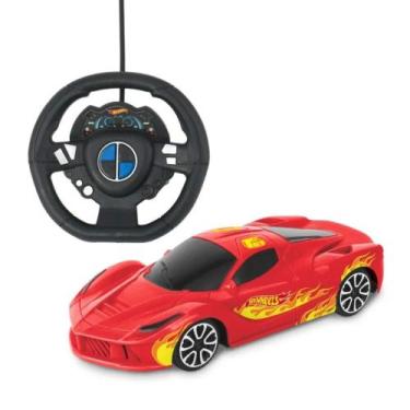 Imagem de Carrinho Hot Wheels Controle Remoto 2 Canais Vermelho Infantil Multiki