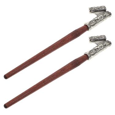 Imagem de ULTNICE Suporte de ponta de caneta de caligrafia oblíquo: suporte de ponta de caneta removível suporte de caneta de imersão 2 peças para decoração de pintura de escrita escolar para iniciantes