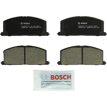 Imagem de BOSCH BC242 QuietCast Conjunto de pastilhas de freio a disco de cerâmica premium - Compatível com Chevrolet Nova; Geo Prizm; Toyota Camry, Celica, Corolla, MR2, Paseo, Tercel; FRENTE
