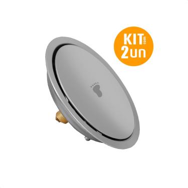 Imagem de Kit 02 Un Ralo Click Redondo 10X10