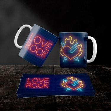 Imagem de Caneca Cerâmica Rock and Roll Mod.19
