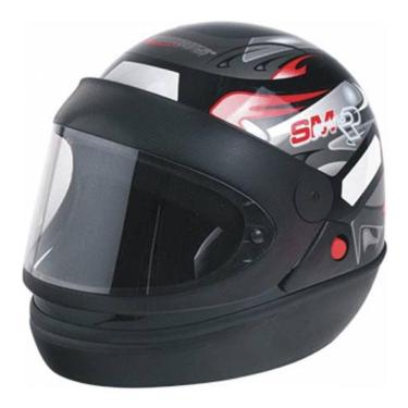 Imagem de Capacete SAN Marino Preto Brilhante Grafic