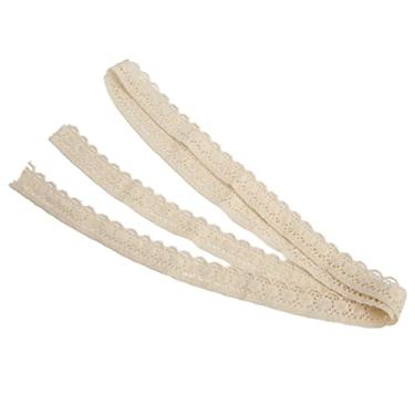 Imagem de Acabamento de renda para costura, fita de renda com acabamento em renda, design de renda de fio de algodão puro para roupas para artesanato sazonal para acessórios de moda para decorações de casa