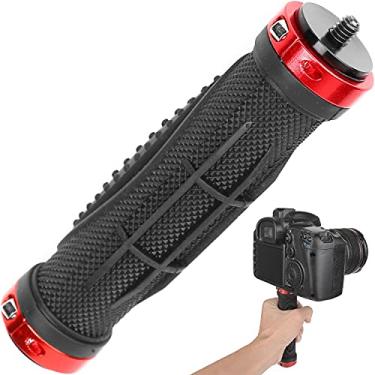Imagem de Alça de câmera ChromLives com suporte para montagem universal de coleira estabilizador de câmera com parafuso macho de 1/4" para câmera de vídeo digital, câmera de ação, luz de vídeo de LED, smartphone, Handle Grip