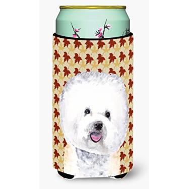 Imagem de Caroline's Treasures SC9201TBC Bichon Frise Fall Leaves Portrait Boy Hugger, menino alto, multicolorido