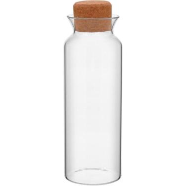 Imagem de POTE 25x9x9cm 1,1L BOROSILICATO TRANSP TAMPA CORTIÇA