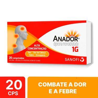 Imagem de Anador 1G 20 comprimidos 20 comprimidos