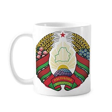 Imagem de Minsk Bielorrússia Caneca National Emblem Cerâmica Café Porcelana Utensílios de Mesa