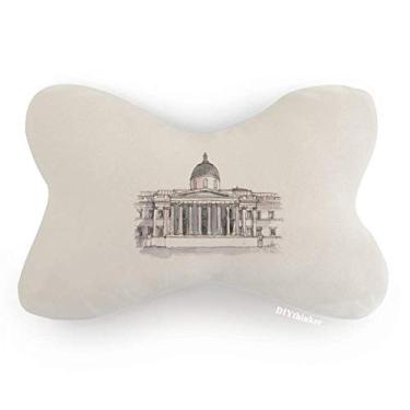 Imagem de DIYthinker Almofada para decoração de pescoço National Gallery in London com acabamento de carro