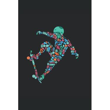 Imagem de Skateboarding: Skateboard Notizbuch Tagebuch | DIN A5 | Liniert | 120 Seiten