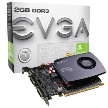 Imagem de EVGA GeForce GT 740 Superclocked Single Slot 2GB DDR3 Placas gráficas 02G-P4-2742-KR-
