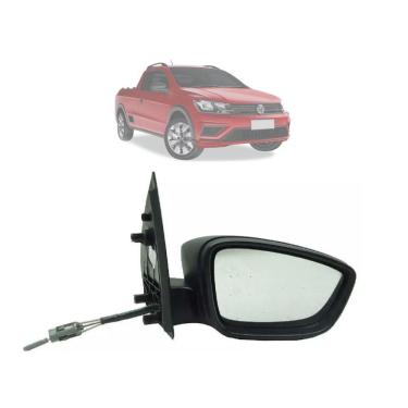 Imagem de Retrovisor Saveiro Gol 2P G6 Controle Interno Texturizado Esquerdo EB1001