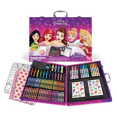 Imagem de Maleta Princesas Crayola Com 115 Peças