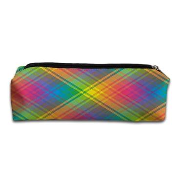 Imagem de Estojo Escolar Porta Lápis - Linha Listrado Arco Íris 002