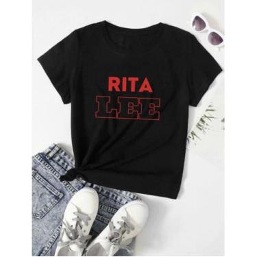 Imagem de Camiseta Baby Look Rita Lee Cantora De Rock Nacional Geek Feminina - S