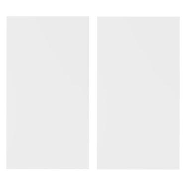 Imagem de Espelho Decorativo de Vidro Retangular 40 x 20 cm Lapidado/Polido - Kit com 2 peças Mul...