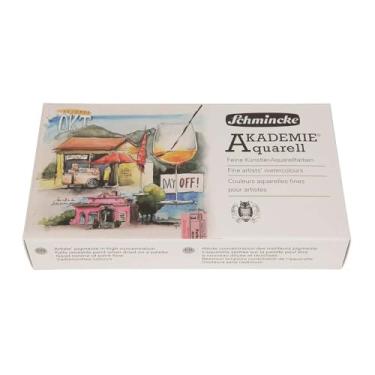 Imagem de Inspiration Kit Aquarelas Schmincke 9 Cores Em Meias Pastilhas